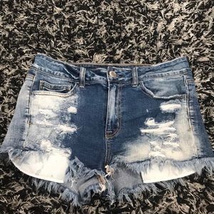 american eagle high rise shortie size 10